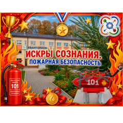 Детский технопарк «Кванториум Сибирь» подвел итоги конкурса «Искры сознания. Пожарная безопасность»